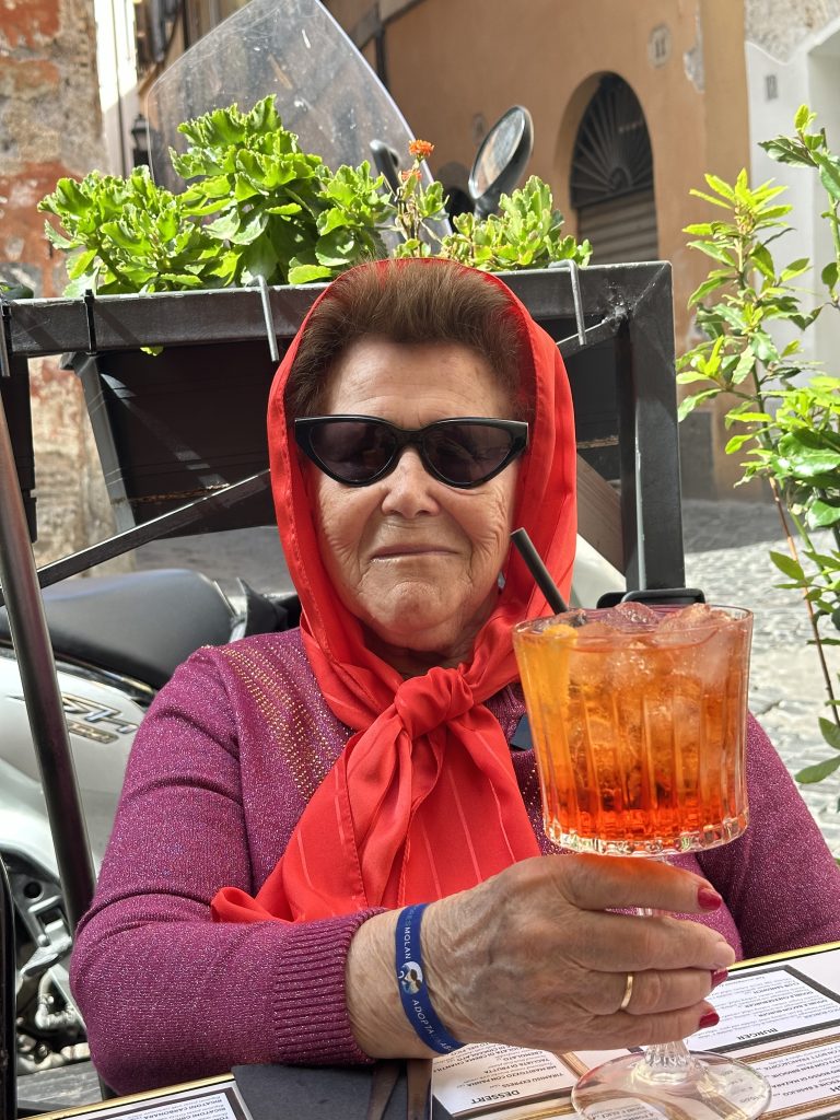 Mari Carmen cumple su sueño de viajar a Roma
