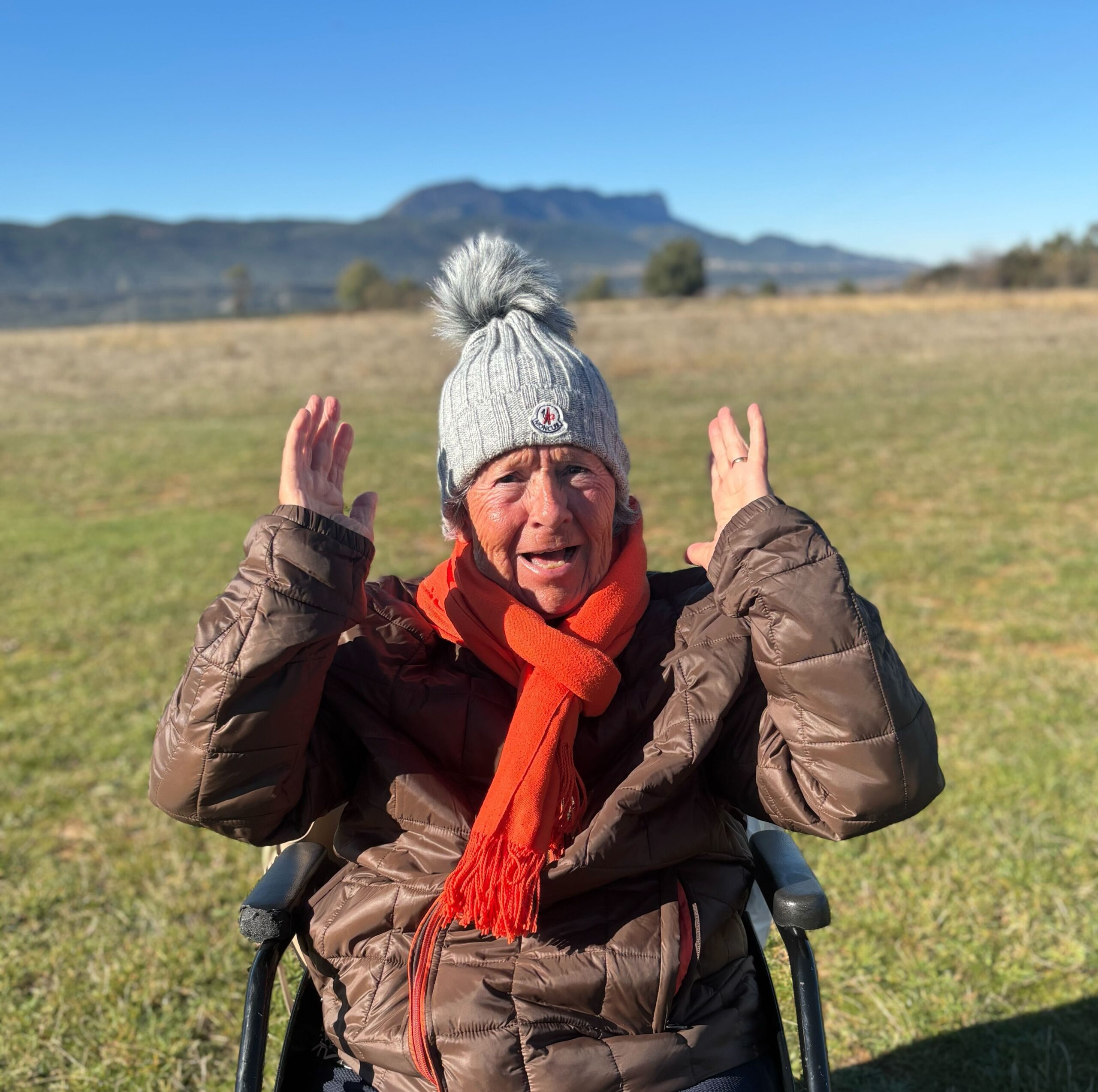 Pilar cumple su sueño de volar en paratrike