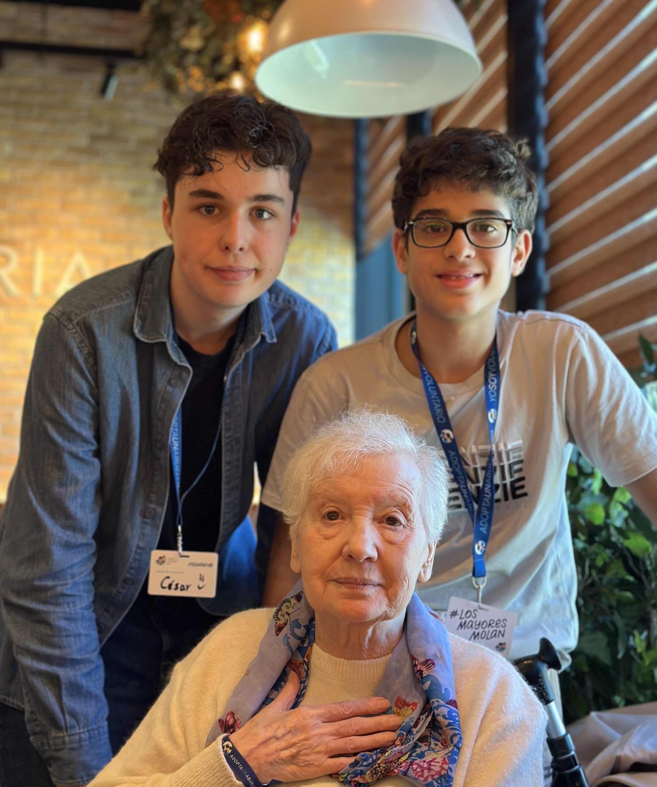 Desayuno intergeneracional en Santagloria